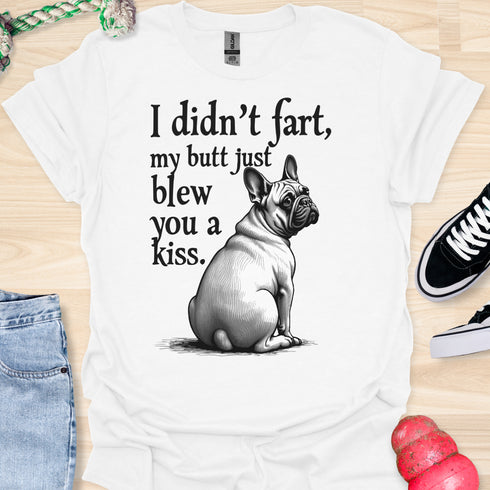 I didn’t fart, my butt just blew a kiss - V9 - Elegant Over The Shoulder T-Shirt